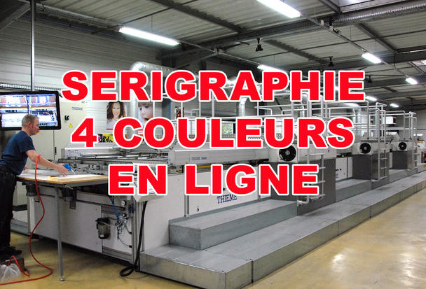 SÉRIGRAPHIE 4 COULEURS EN LIGNE