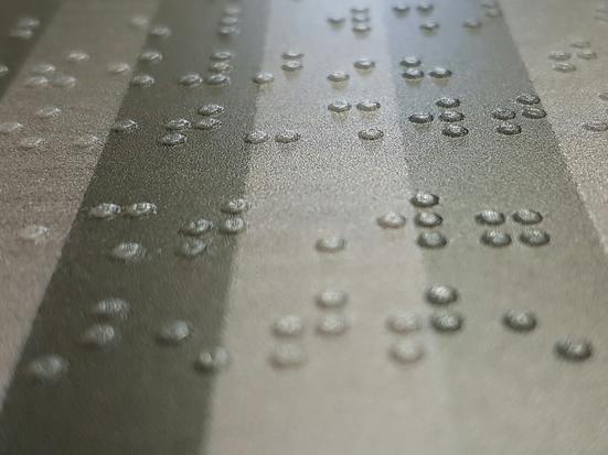 Braille en impression numérique 3D